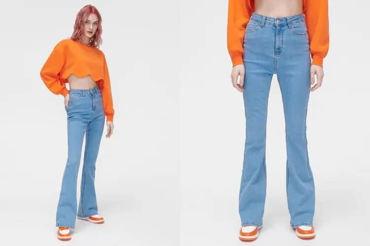 Spodnie flare dla kogo? Odkryj, które sylwetki najlepiej pasują